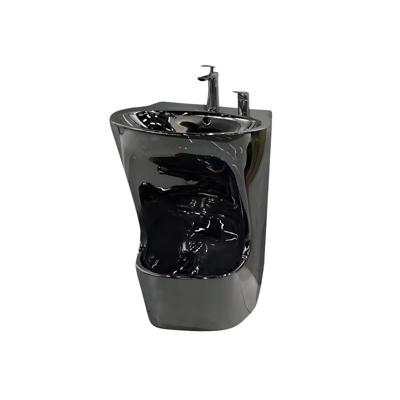 LT-886-GID-S black wall-hung-basins