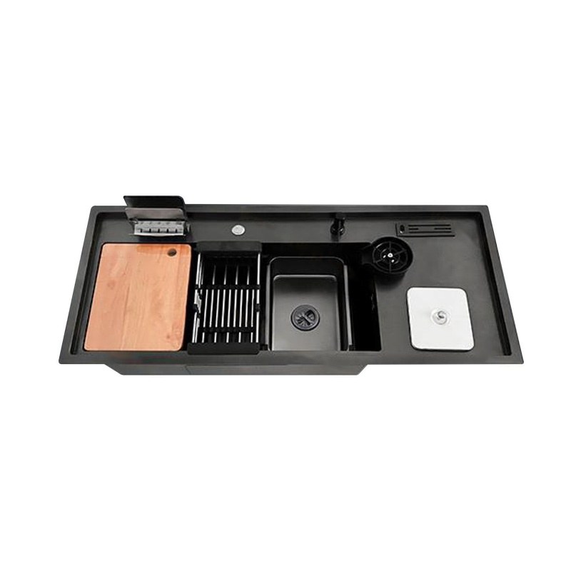LT-12052SHBELS-Black kitchen sink, stainless sink, wash basin sink
