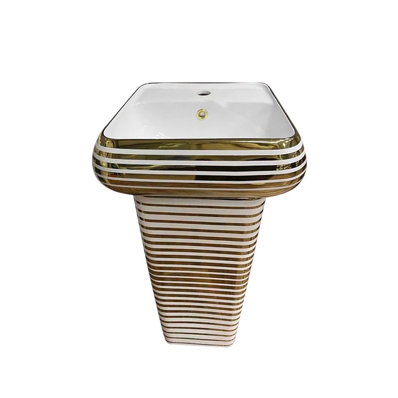 LT-368P-GID-GW1 patterned pedestal-basins