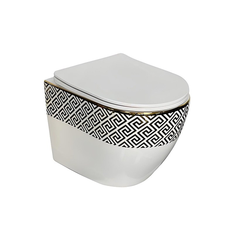 LT-450W-GID-WG14 patterned wall-hung-toilets