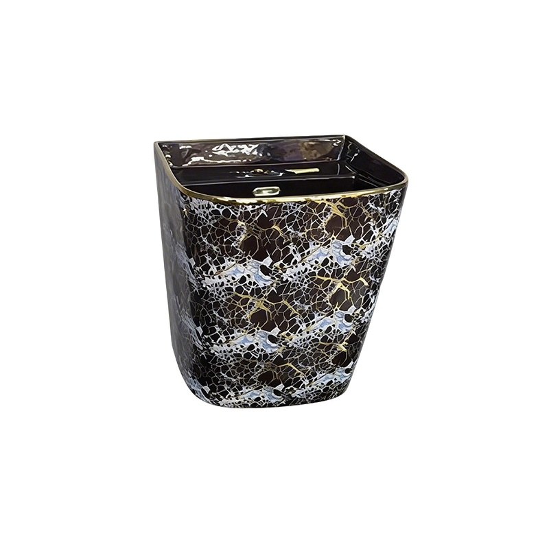 LT-5246-DP-2 black wall-hung-basins