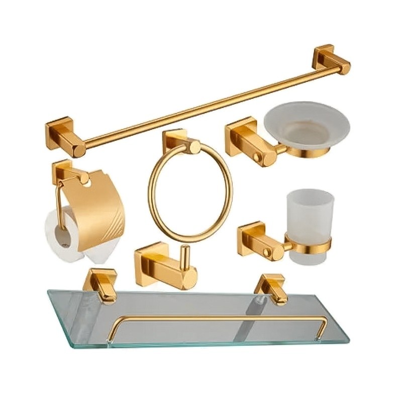 LT-AL8200-7B-G bathroom hardware set, towel bar, bath accessory