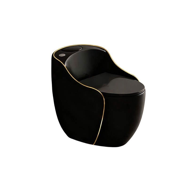 LT-1343-CG-BLGL black one-piece-toilets