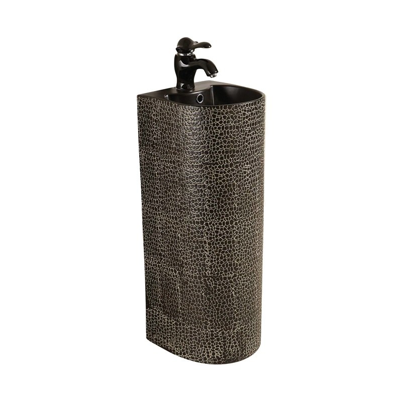 LT-325-HE-M-CT-4 black pedestal-basins