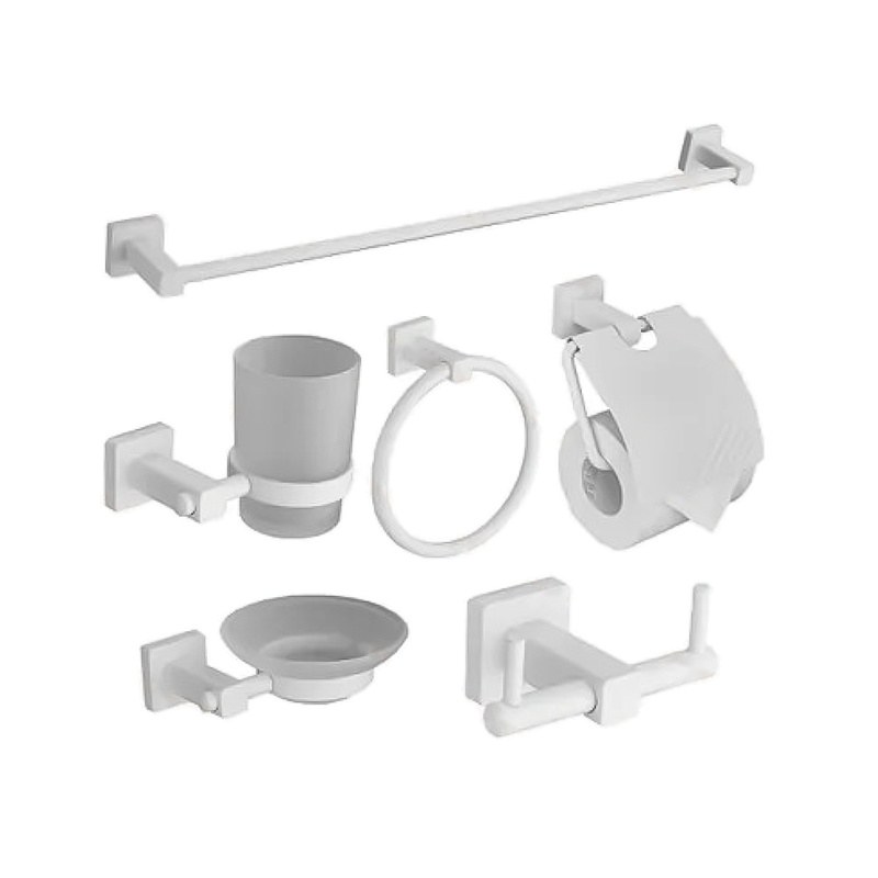 LT-AL4000-6B-W bathroom hardware set, towel bar, bath accessory