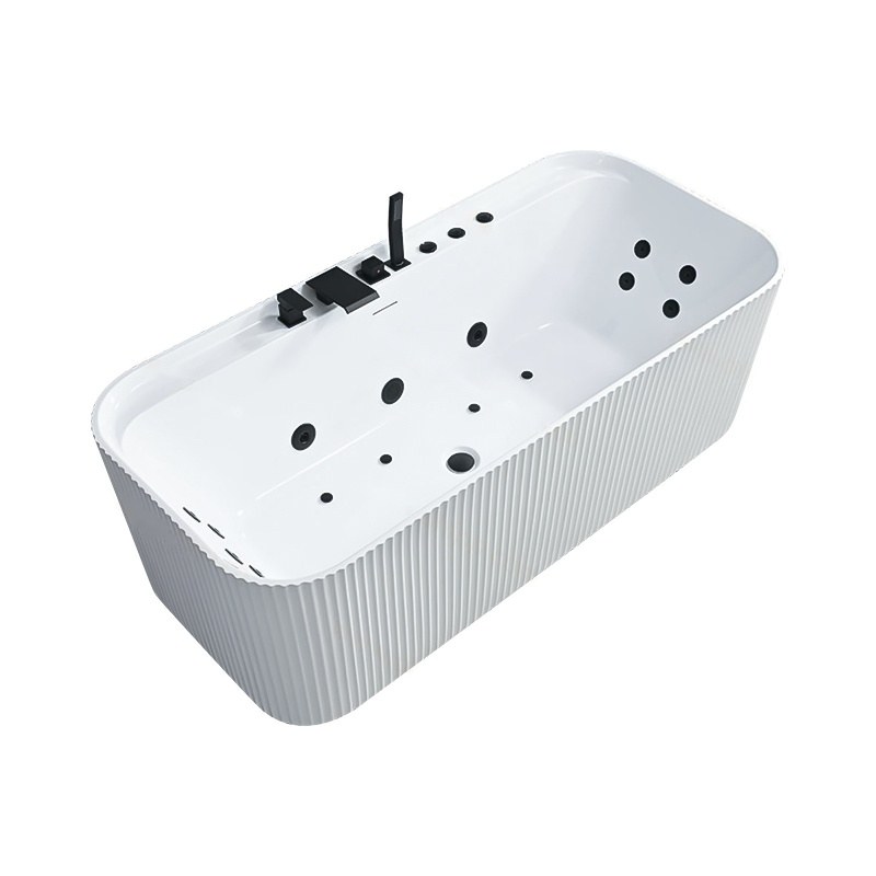 LT-10023-MA-YG bathtub, freestanding tub, soaking tub