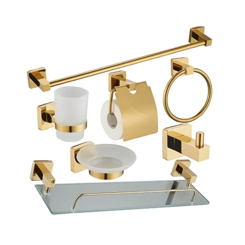 LT-ZS8400-7B-G bathroom hardware set, towel bar, bath accessory