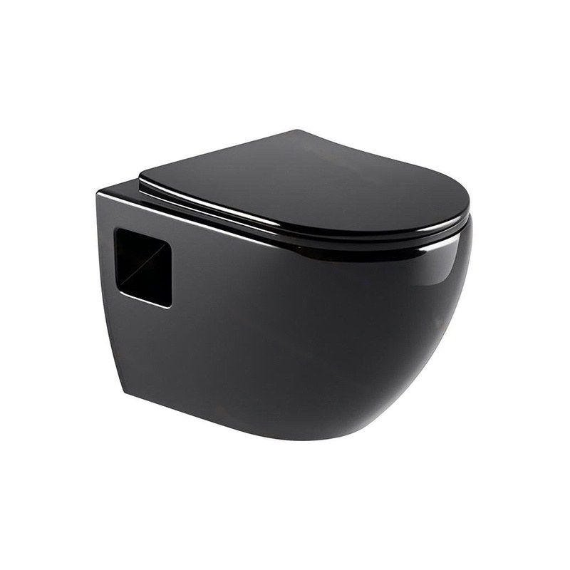 LT-WHT471-CG-BL black wall-hung-toilets