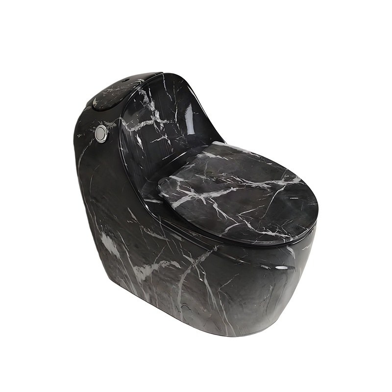 LT-1344-DP-BL black one-piece-toilets