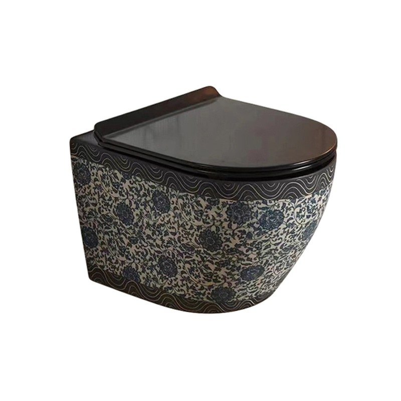 LT-450W-DC-BL2 black wall-hung-toilets