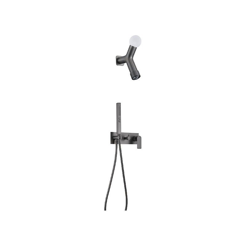 LT-10079-BRA-AZLYHS shower set, shower system, complete shower kit