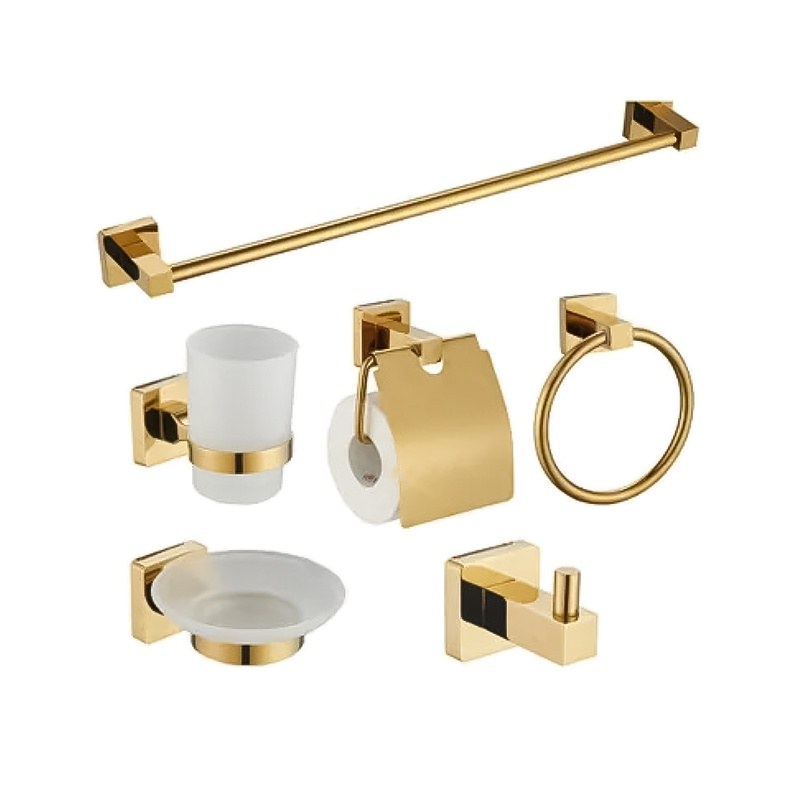 LT-ZS8400-6B-G bathroom hardware set, towel bar, bath accessory