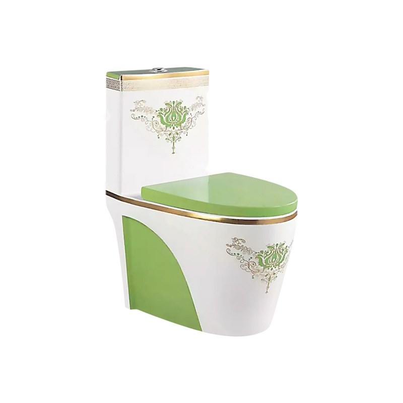 LT-1086-GID-GG colored one-piece-toilets