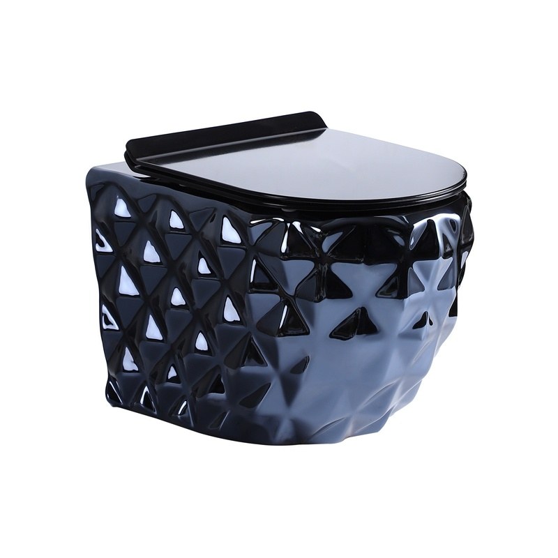 LT-WHT4020-GI-BU black wall-hung-toilets