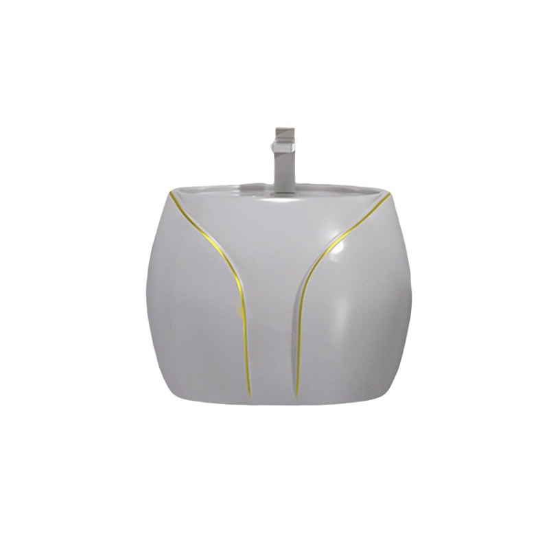LT-5275-CG-LGGL patterned wall-hung-basins