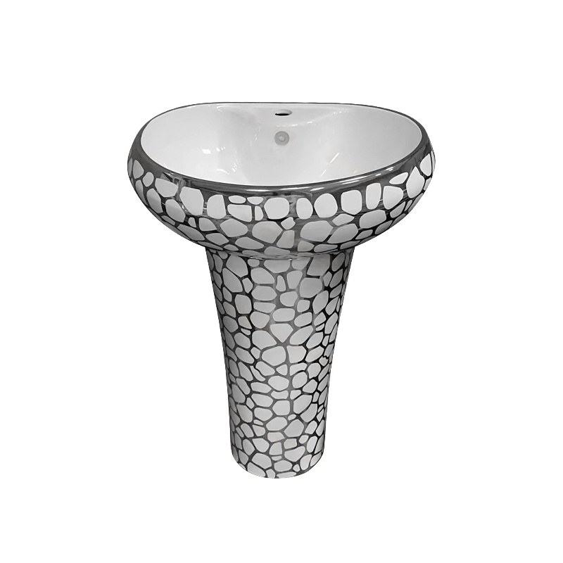 LT-370P-GID-SGW1 patterned pedestal-basins