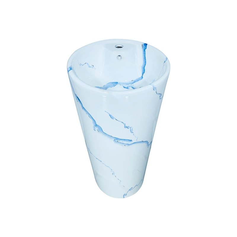 LT-321-CS-W1 colored pedestal-basins