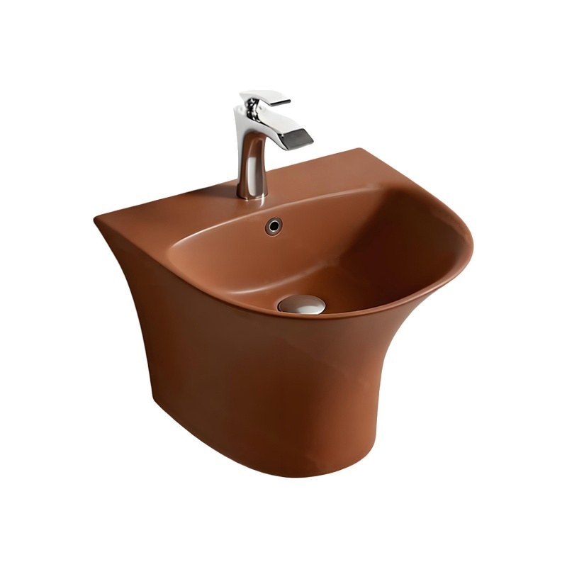 LT-519-M-BR colored wall-hung-basins