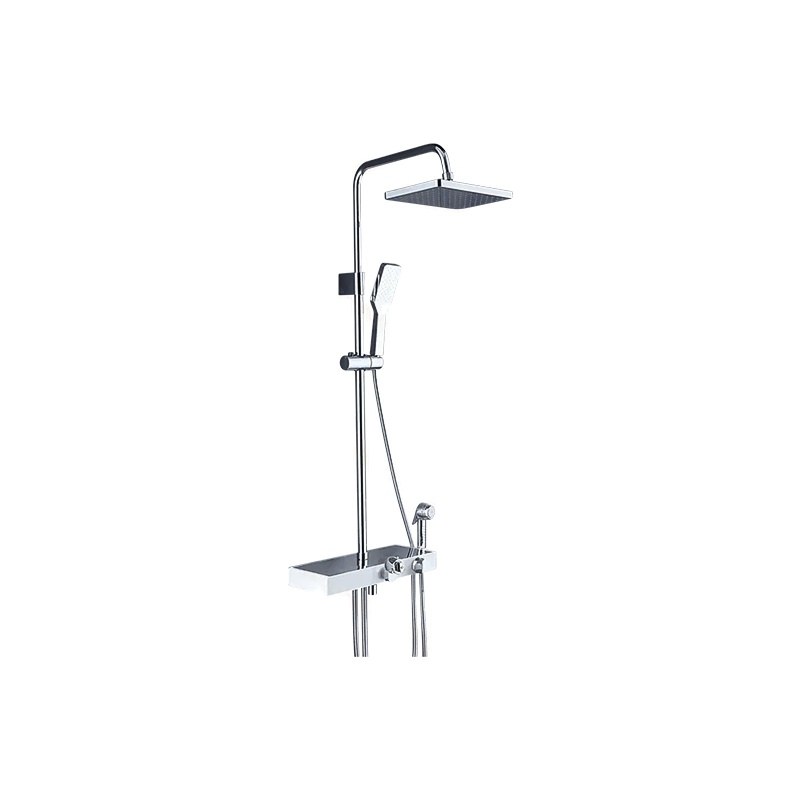 LT-10358-BRA-YTLYHS shower set, shower system, complete shower kit