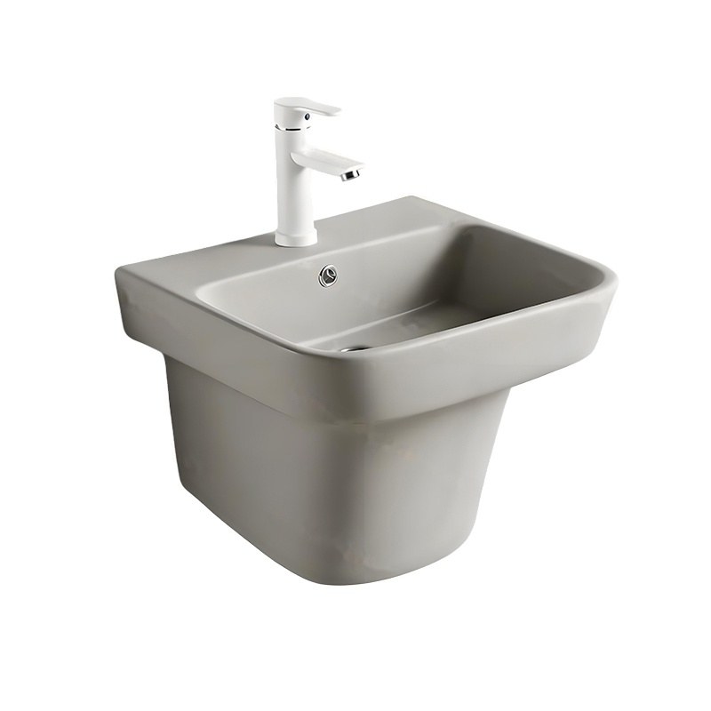 LT-517-M-LG grey wall-hung-basins