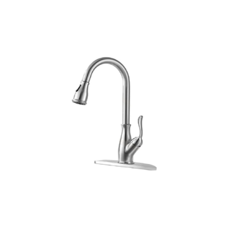 LT-10080-BRA-TCCLSSCLRLT kitchen faucet, kitchen mixer tap, sink faucet