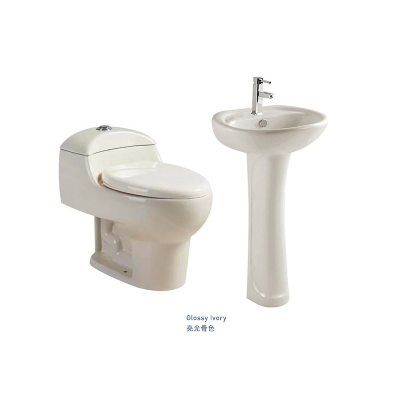 LT-1079-CG-IV-----LT-322P-CG-IV white two-piece-toilet-suites