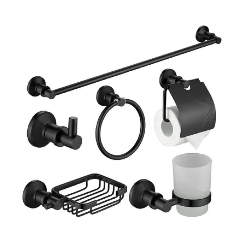 LT-AL8500-6A-B bathroom hardware set, towel bar, bath accessory