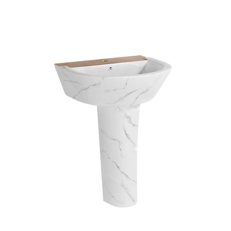 LT-312P-DP-WG white pedestal-basins