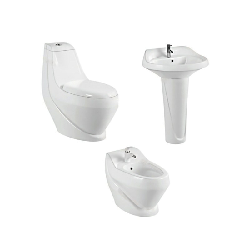 LT-1014----LT-314P----LT-414B white two-piece-toilet-suites