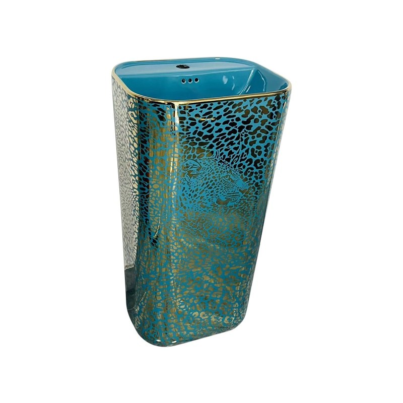 LT-391-GID-GBU2 patterned wall-hung-basins