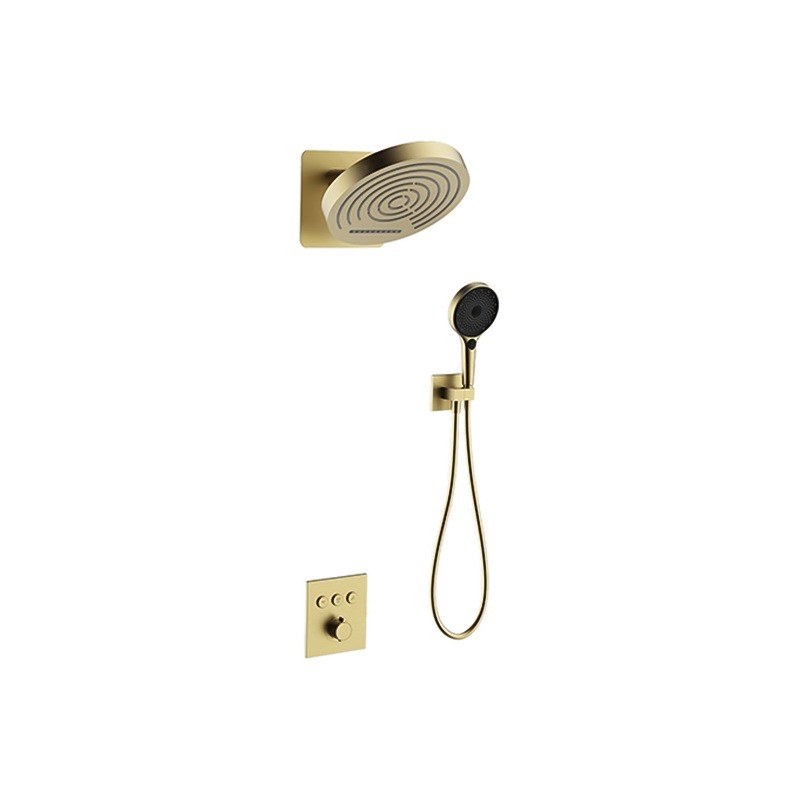 LT-10049-BRA-AZLYHS shower set, shower system, complete shower kit