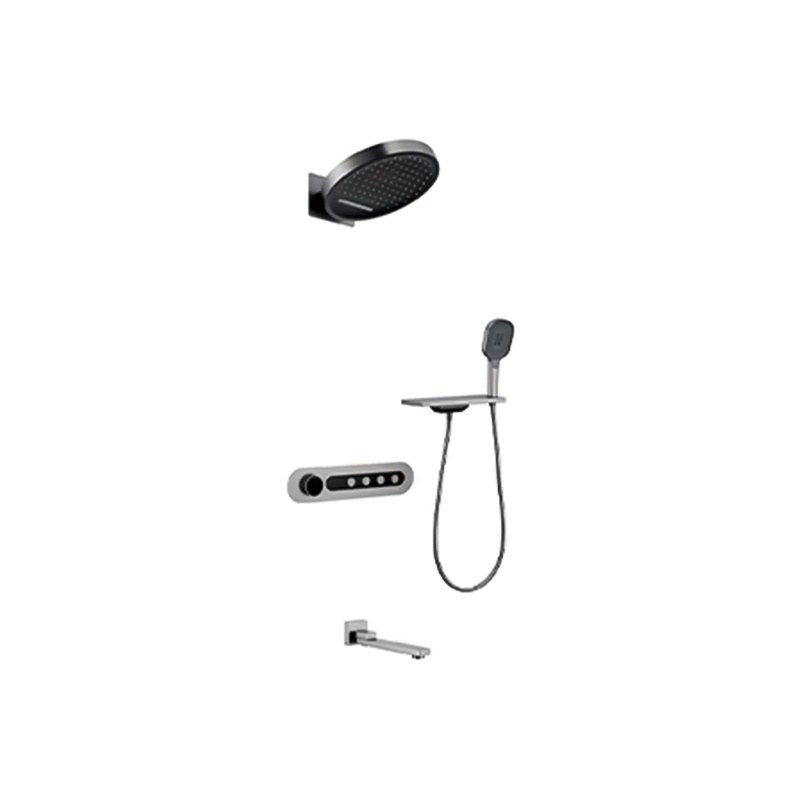 LT-10026-BRA-AZLYHS shower set, shower system, complete shower kit