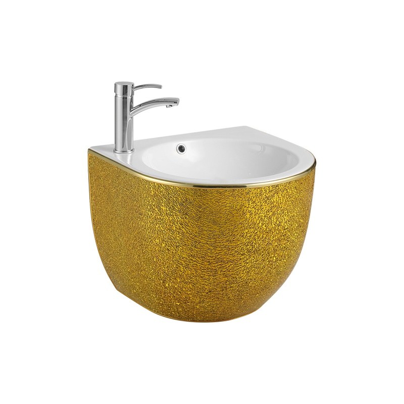 LT-5129-CGB-PGW gold wall-hung-basins