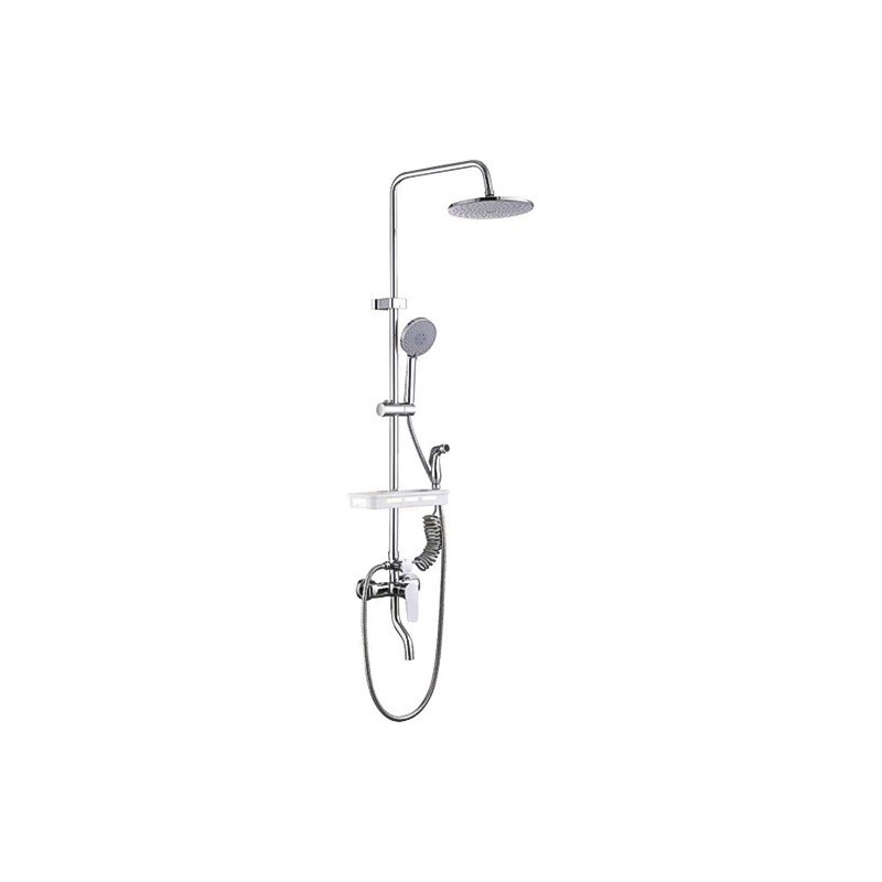 LT-10266-BRA-YTLYHS shower set, shower system, complete shower kit