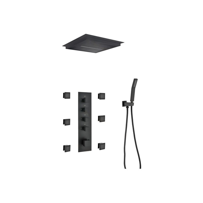 LT-10105-BRA-AZLYHS shower set, shower system, complete shower kit