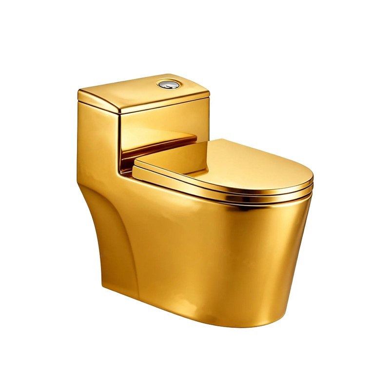 LT-1074-GID-G gold one-piece-toilets