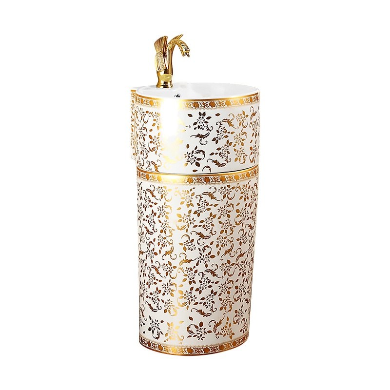 LT-302-GID-G1 patterned pedestal-basins