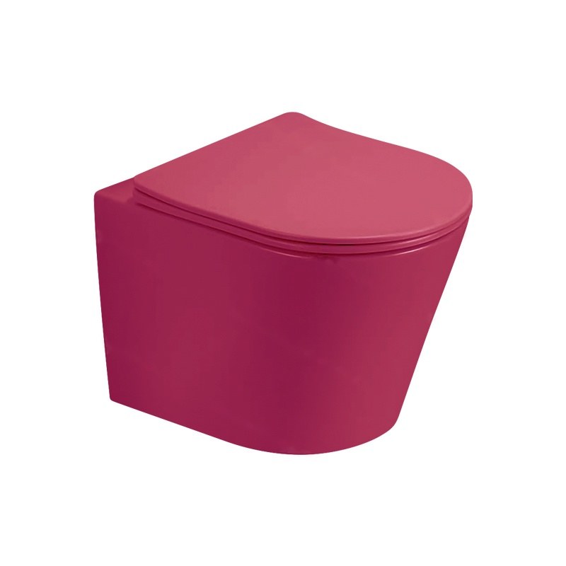 LT-452W-M-PR colored wall-hung-toilets