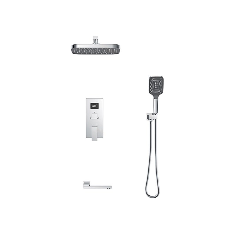 LT-10057-BRA-AZLYHS shower set, shower system, complete shower kit