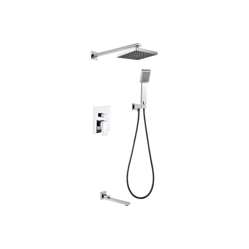 LT-10135-BRA-AZLYHS shower set, shower system, complete shower kit