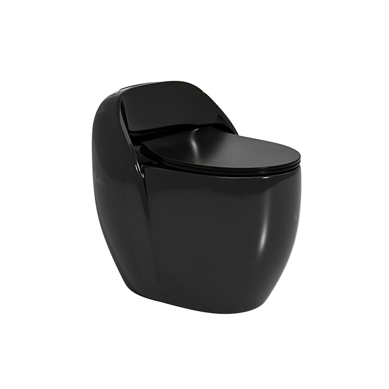 LT-1358-CG-BL black one-piece-toilets