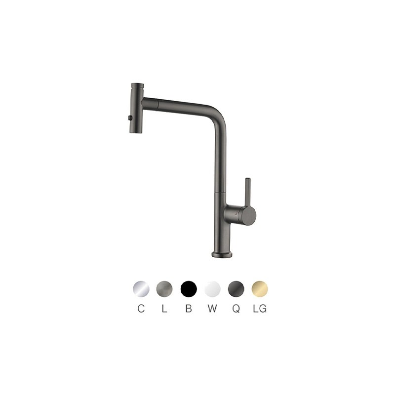 LT-10024-BRA-TCCLSSCLRLT kitchen faucet, kitchen mixer tap, sink faucet