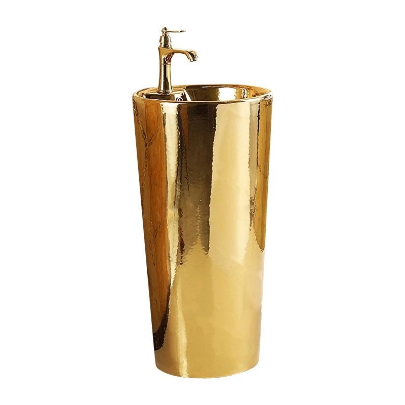 LT-321-GI-PG gold pedestal-basins
