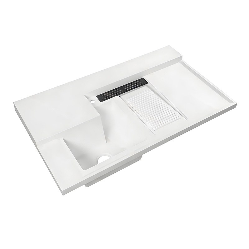 LT-7142-2 white countertop-basins