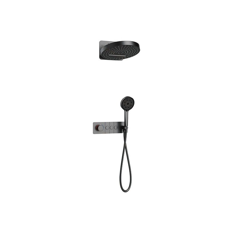 LT-10089-BRA-AZLYHS shower set, shower system, complete shower kit