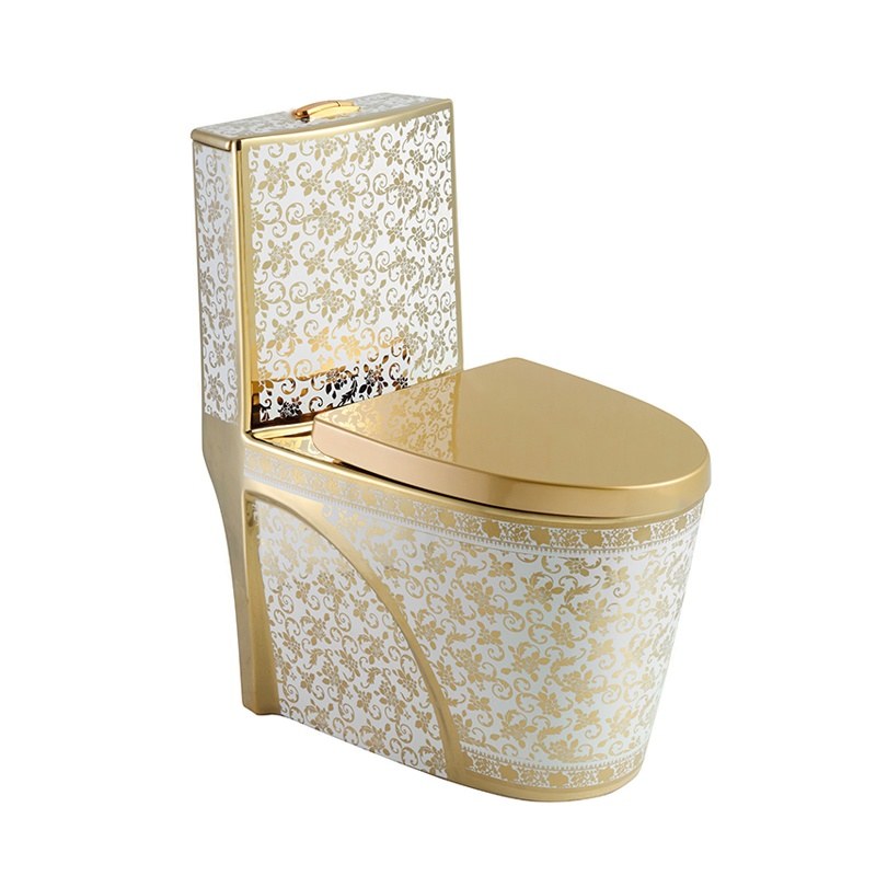 LT-1086-GID-G13 gold one-piece-toilets