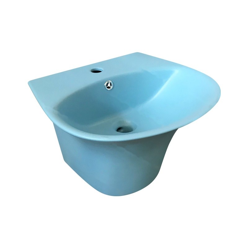 LT-534-M-BU colored wall-hung-basins