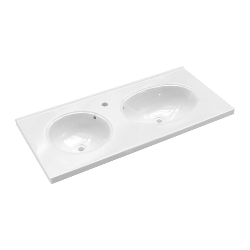 LT-734E white countertop-basins