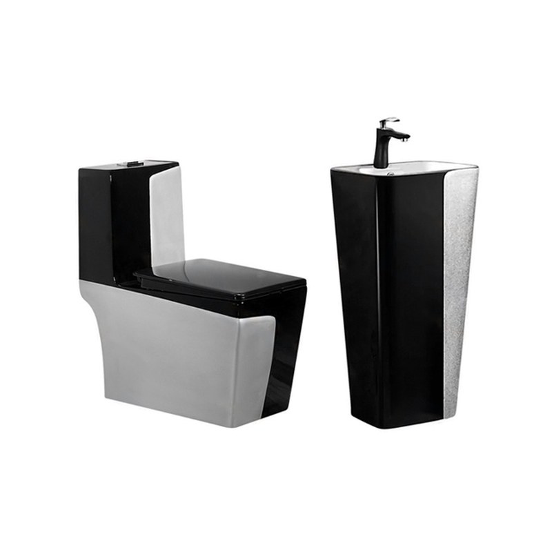 LT-1109-CG-SBL-----LT-320-CG-SBL white two-piece-toilet-suites