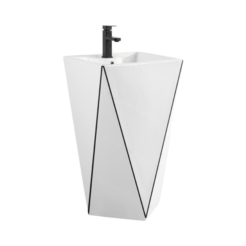 LT-307-CG-WBLL white pedestal-basins